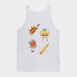 Funny Music Instrument Art, Music Instrument, Tank Top